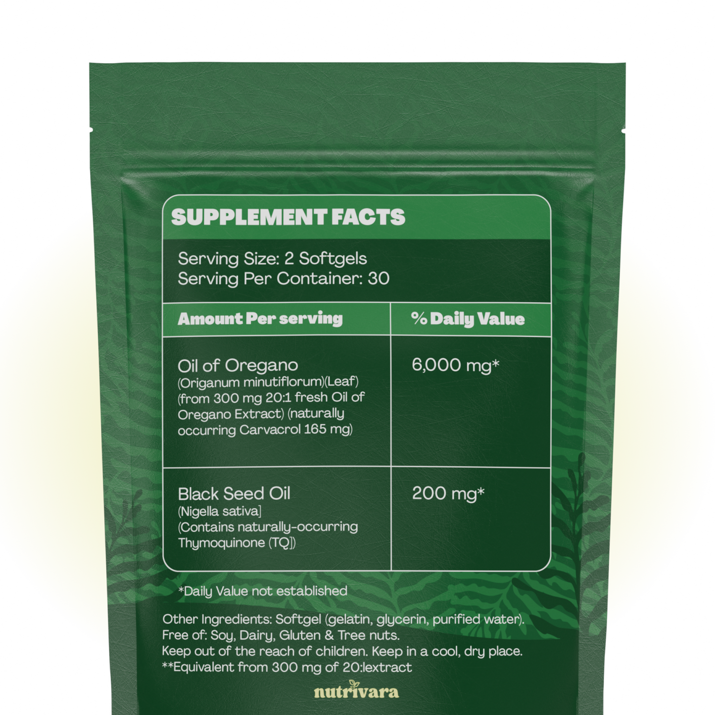 Aceite de Orégano + Aceite de Semilla Negra