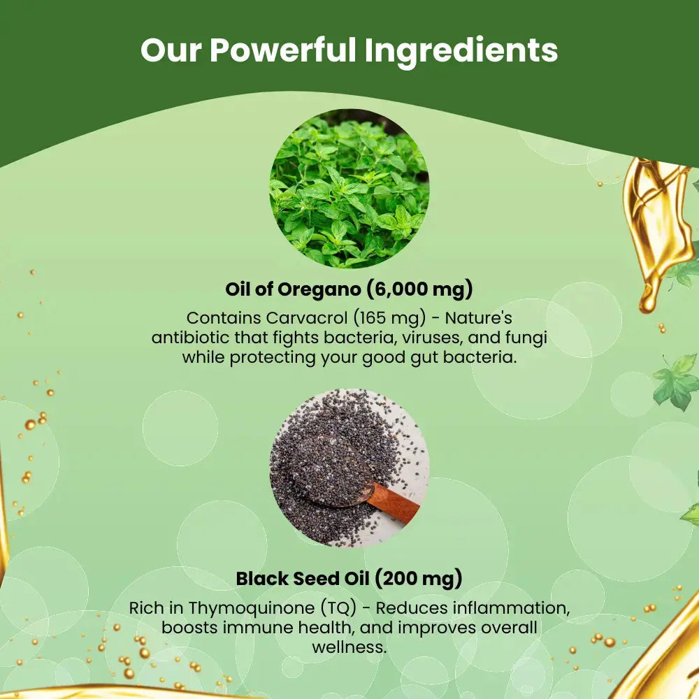 Oil of Oregano with Black Seed Oil My Store