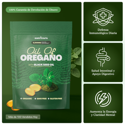 Aceite de Orégano + Aceite de Semilla Negra
