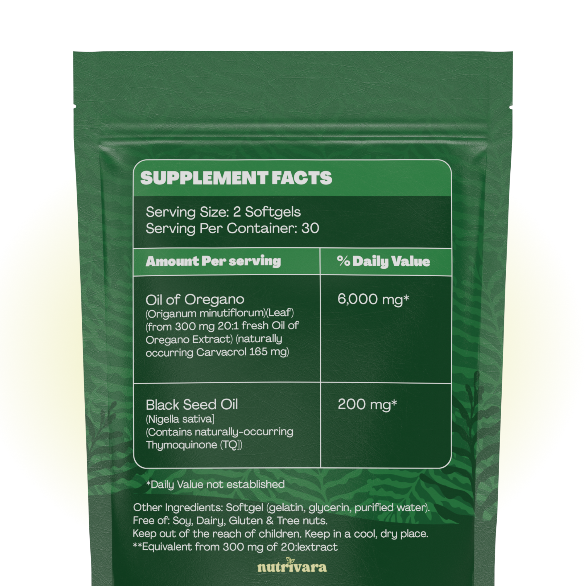 Oil of Oregano with Black Seed Oil