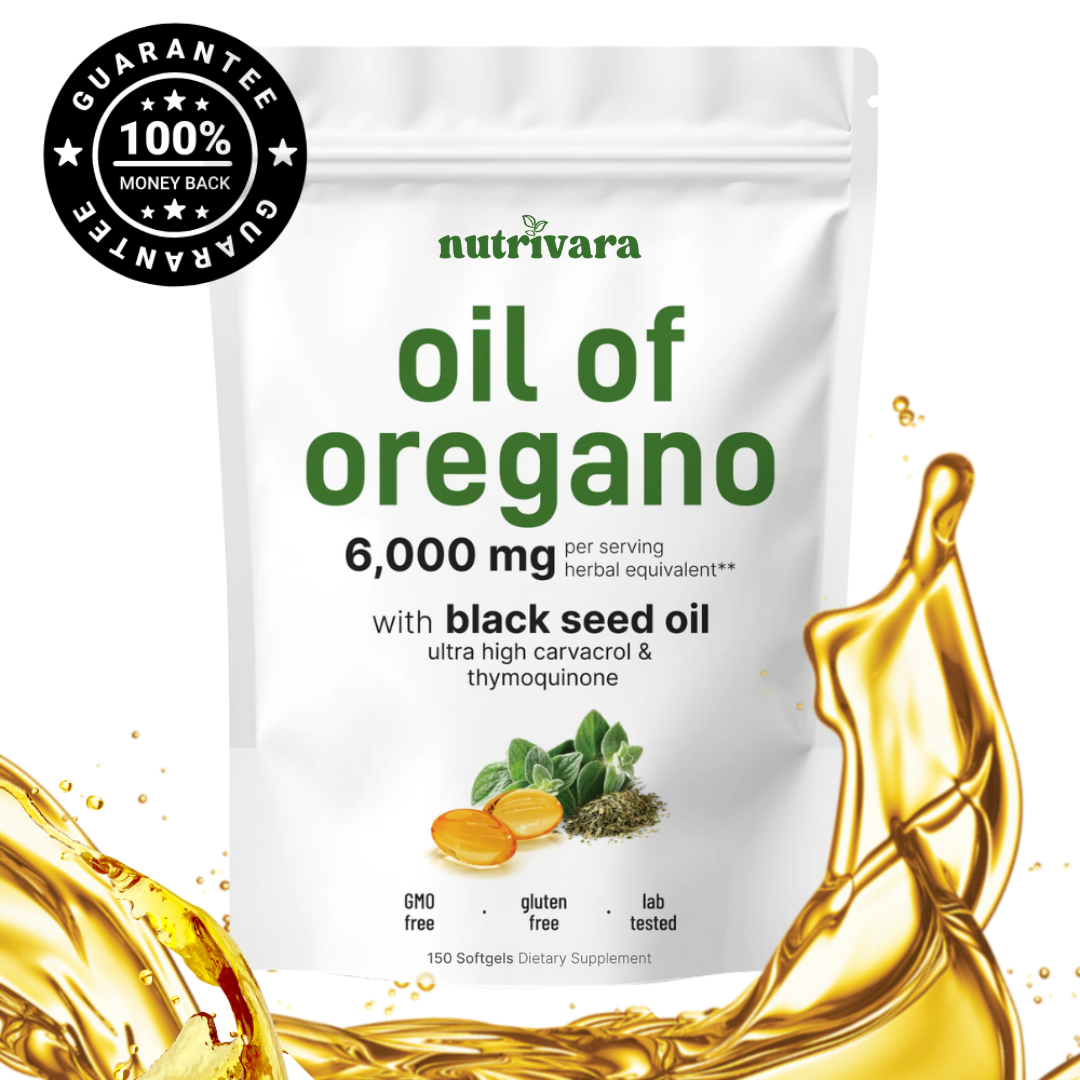 Oil of Oregano with Black Seed Oil Softgels